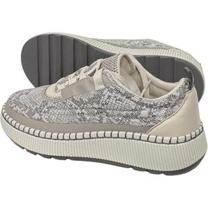 Cougar Sayah Sneakers / Shoes - NEW Womens Size 8 Taupe Snake #48209-ZZ2